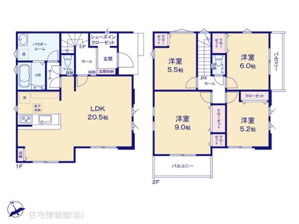 新築戸建 千葉県松戸市竹ケ花西町311-38 JR常磐線（上野〜取手）松戸駅 5,999万円