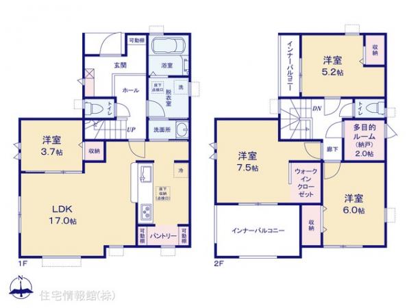 新築戸建 埼玉県飯能市大字笠縫52-2 西武池袋線飯能駅 3,580万円