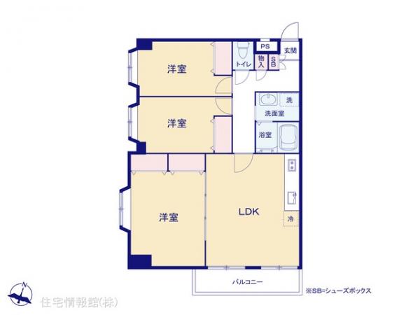 中古マンション 埼玉県戸田市美女木１丁目17-12 JR埼京線武蔵浦和駅 2,790万円