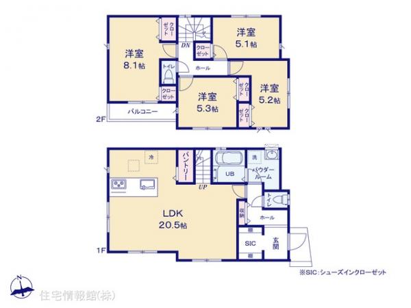 新築戸建 神奈川県横浜市保土ケ谷区仏向町1280-26 相鉄本線和田町駅 4,490万円