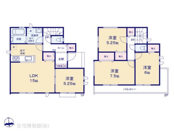 新築戸建 埼玉県草加市苗塚町97-12 東武伊勢崎線草加駅 4,190万円