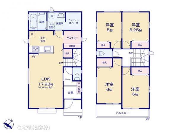 新築戸建 埼玉県草加市苗塚町97-12 東武伊勢崎線草加駅 4,590万円
