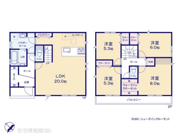 新築戸建 神奈川県川崎市宮前区五所塚２丁目21-3 小田急線登戸駅 6,390万円