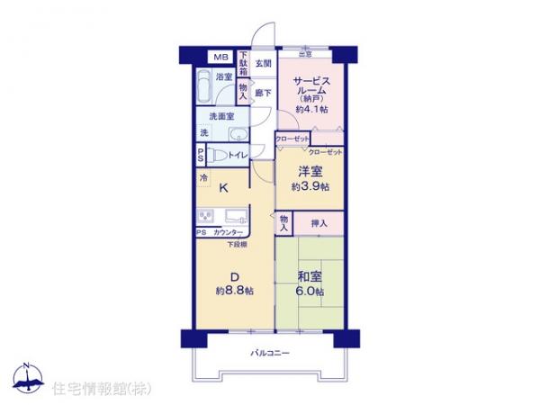 中古マンション 千葉県千葉市中央区浜野町666-1 JR内房線浜野駅 1,780万円