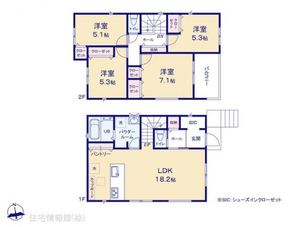 新築戸建 神奈川県横浜市緑区霧が丘２丁目18-25 JR横浜線十日市場駅 6,190万円