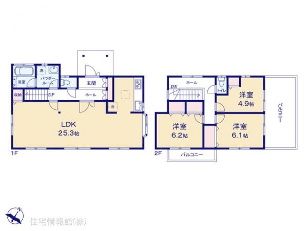 中古戸建 神奈川県横浜市青葉区美しが丘西２丁目20-20 東急田園都市線たまプラーザ駅 5,999万円