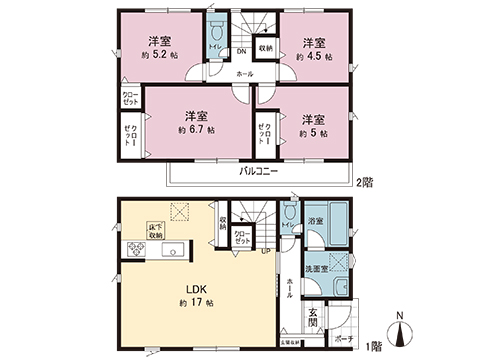 新築戸建 座間市新田宿 JR相模線入谷駅 2,880万円