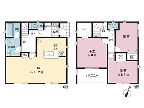 新築戸建 宇都宮市清原台３丁目 宇都宮芳賀ライト線ゆいの杜中央駅 2,790万円