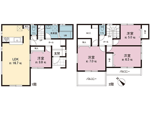 新築戸建 川越市中台２丁目 西武新宿線南大塚駅 3,390万円