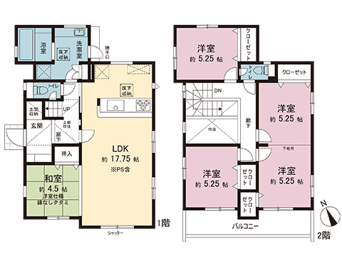 新築戸建 宇都宮市双葉２丁目 東武宇都宮線江曽島駅 3,798万円