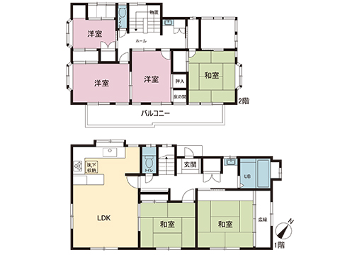 中古戸建 小田原市中村原 JR東海道本線(東京〜熱海)二宮駅 1,580万円