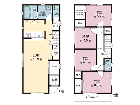 中古戸建 埼玉県川越市大字的場 JR川越線的場駅 2,580万円