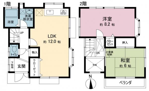 中古戸建 大和市上和田 小田急江ノ島線桜ヶ丘駅 1,999万円