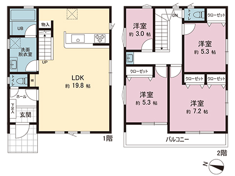 新築戸建 横浜市泉区白百合１丁目 横浜市営地下鉄ブルーライン踊場駅 5,088.25万円
