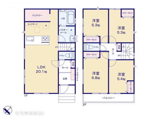 新築戸建 神奈川県横浜市港南区日限山３丁目4613-148 横浜市営地下鉄ブルーライン上永谷駅 5,690万円