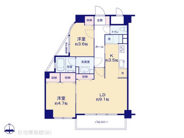中古マンション 東京都練馬区中村北２丁目12-1 西武池袋線中村橋駅 5,780万円