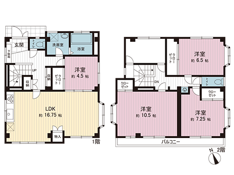 中古戸建 青梅市師岡町２丁目 JR青梅線河辺駅 2,799万円