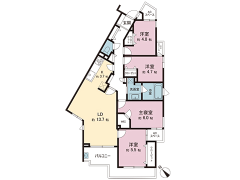 中古マンション 西東京市ひばりが丘４丁目 西武新宿線田無駅 5,399万円