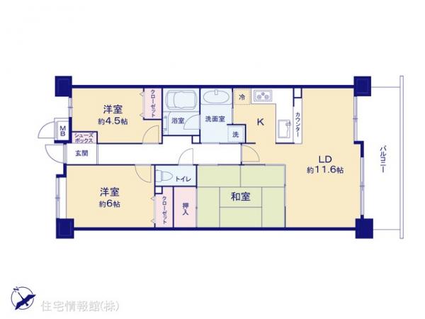 中古マンション 神奈川県横浜市金沢区富岡東１丁目1-22 JR根岸線新杉田駅 3,580万円