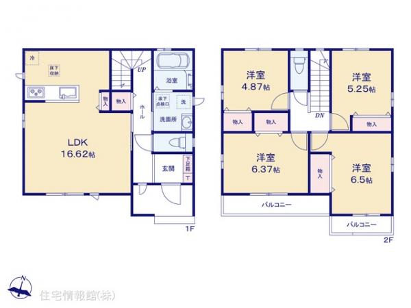 新築戸建 千葉県千葉市花見川区長作台１丁目10-3 京成本線実籾駅 2,990万円