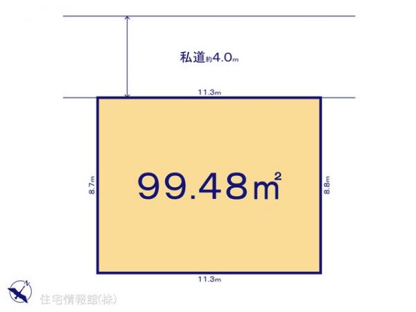 土地 千葉県船橋市芝山６丁目60-17 京成松戸線高根公団駅 2,790万円