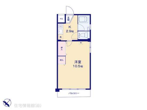 中古マンション 東京都日野市多摩平１丁目5-12 JR中央線豊田駅 1,280万円