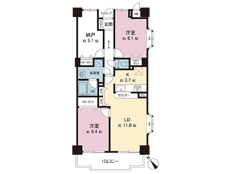 中古マンション 相模原市南区東大沼１丁目 JR横浜線古淵駅 2,380万円