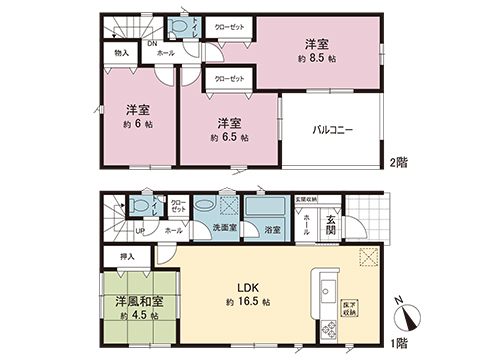 新築戸建 春日部市西宝珠花 東武伊勢崎線春日部駅 2,280万円