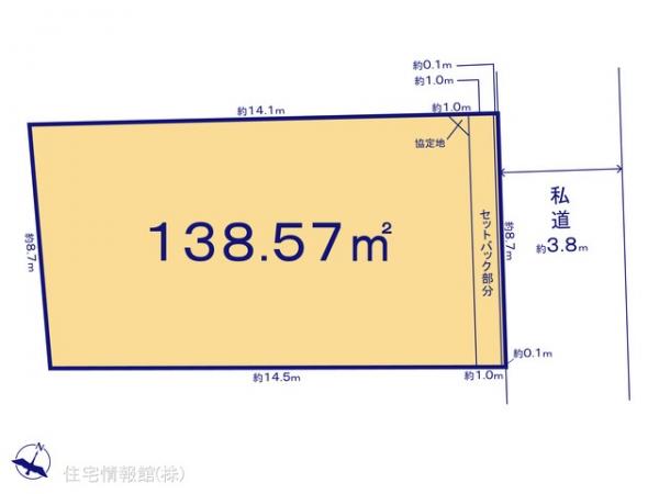 土地 千葉県市川市中山２丁目176-2 京成本線京成中山駅 4,490万円