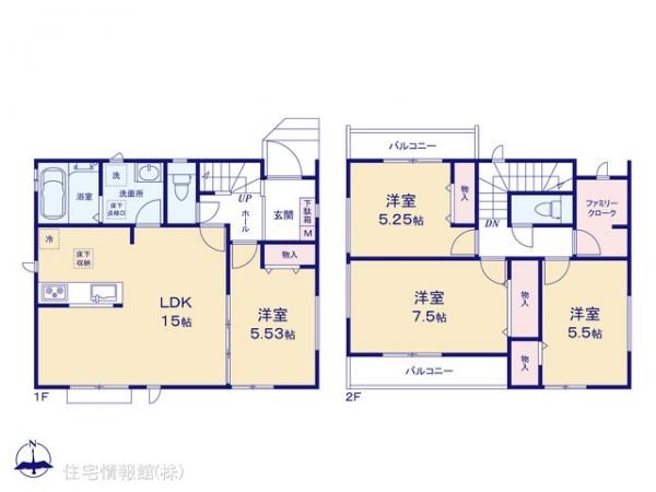 新築戸建 埼玉県草加市氷川町2170-9 東武伊勢崎線草加駅 5,790万円