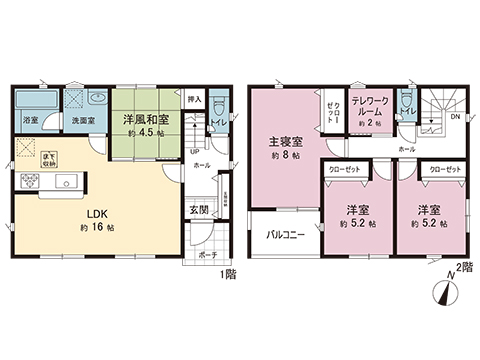 新築戸建 横浜市都筑区東山田１丁目 横浜市営地下鉄グリーンライン北山田駅 7,980万円