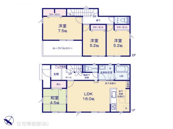 新築戸建 埼玉県さいたま市西区大字植田谷本 JR京浜東北線大宮駅 3,680万円