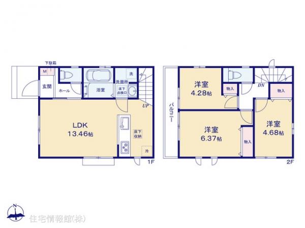 新築戸建 東京都小平市仲町32-7 西武新宿線小平駅 4,790万円