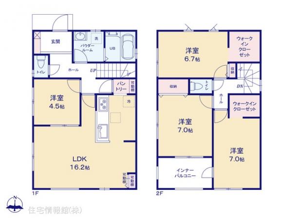 新築戸建 東京都八王子市大谷町714-2 JR八高線（八王子〜高麗川）北八王子駅 3,980万円