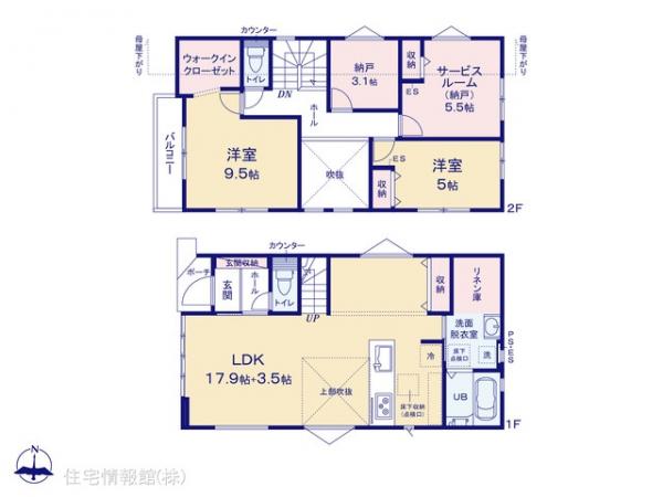 新築戸建 千葉県八千代市下市場１丁目10-11 京成本線勝田台駅 4,699万円