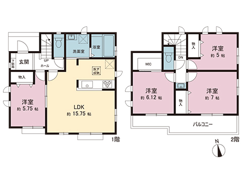 新築戸建 町田市小山町 京王相模原線多摩境駅 5,390万円