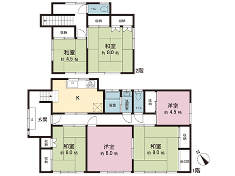 中古戸建 厚木市金田 小田急線本厚木駅 2,580万円