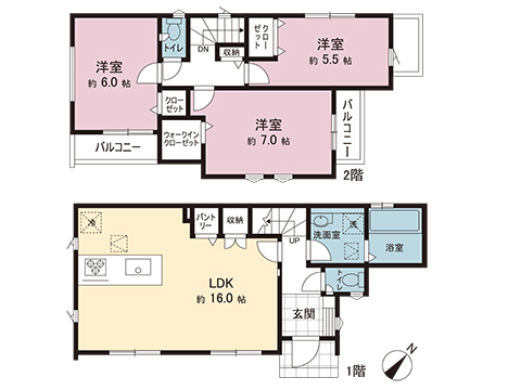 新築戸建 藤沢市亀井野 小田急江ノ島線六会日大前駅 5,290万円