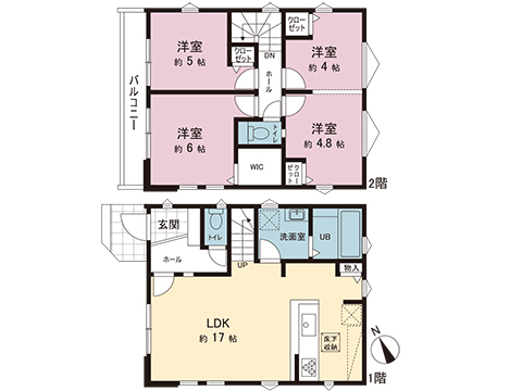新築戸建 日野市大字石田 多摩モノレール万願寺駅 4,899万円
