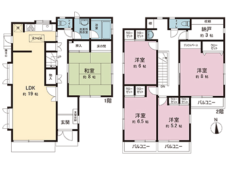 中古戸建 柏市大井 東武野田線逆井駅 2,649万円