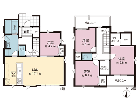 新築戸建 宇都宮市細谷町 東武宇都宮線東武宇都宮駅 3,598万円