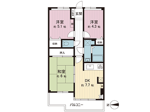 中古マンション 川越市通町 西武新宿線本川越駅 1,880万円