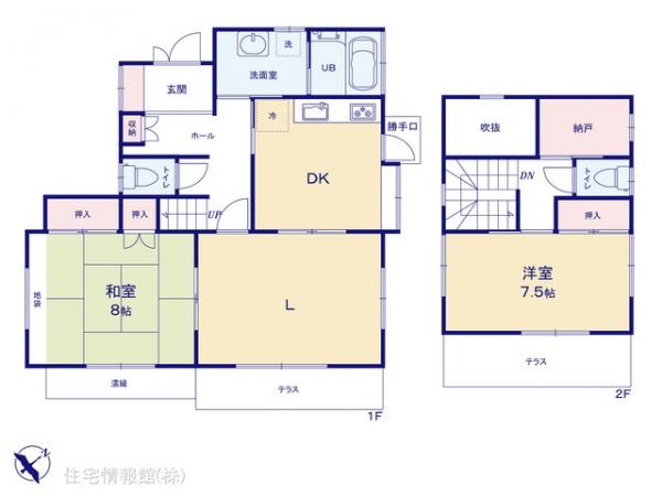 中古戸建 千葉県千葉市花見川区み春野３丁目13-10 京成本線勝田台駅 2,180万円