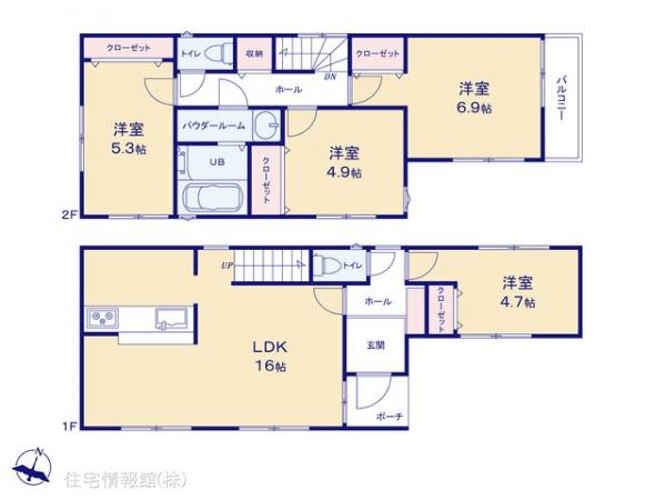 中古戸建 神奈川県横浜市戸塚区吉田町1412-19 JR東海道本線(東京〜熱海)戸塚駅 4,680万円