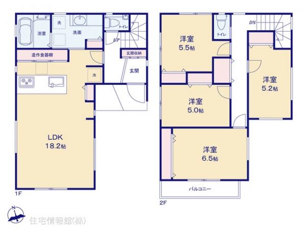 新築戸建 埼玉県朝霞市三原２丁目320-68 東武東上線朝霞台駅 6,780万円