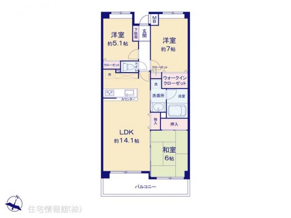 中古マンション 千葉県船橋市習志野台４丁目75-11 京成松戸線習志野駅 2,398万円