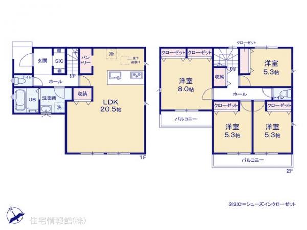新築戸建 神奈川県横浜市戸塚区下倉田町1550-21 JR東海道本線(東京〜熱海)戸塚駅 5,890万円