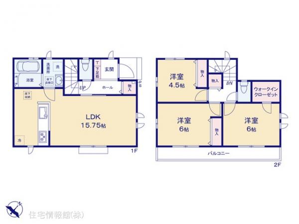 新築戸建 埼玉県川越市大字今福705-19 西武新宿線南大塚駅 2,690万円