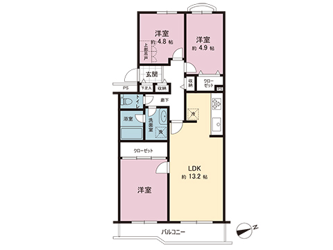 中古マンション 横浜市青葉区つつじが丘 東急田園都市線青葉台駅 2,680万円
