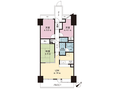中古マンション ふじみ野市上福岡１丁目 東武東上線上福岡駅 2,850万円